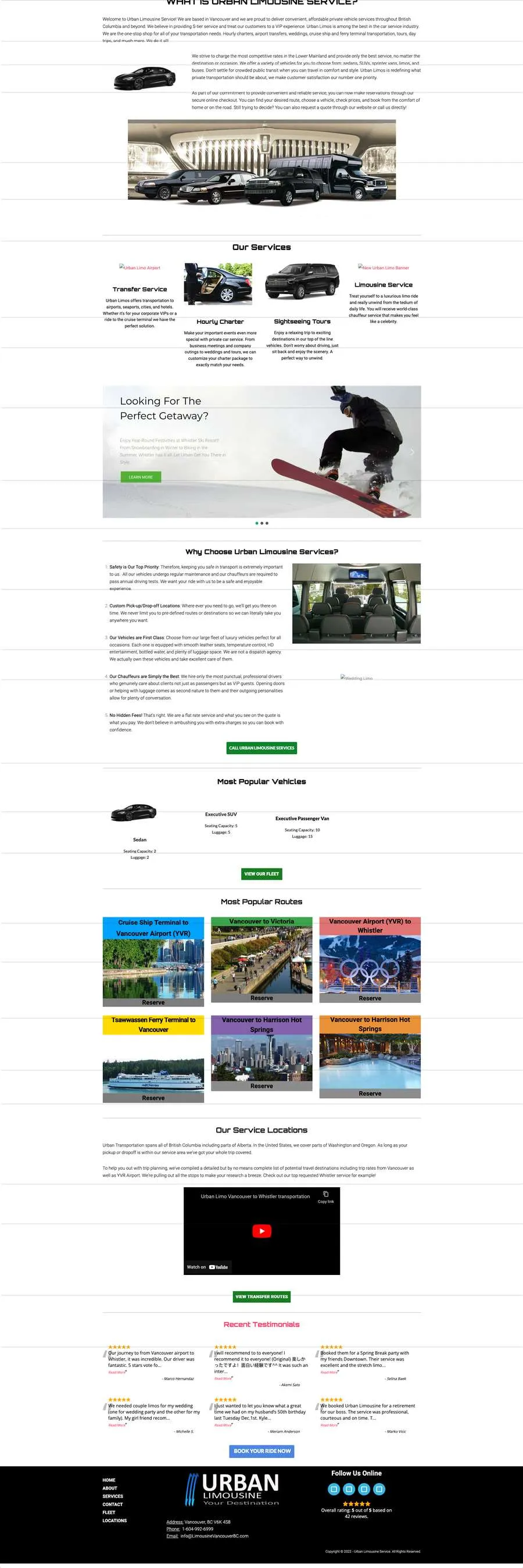 Before: Homepage, full page